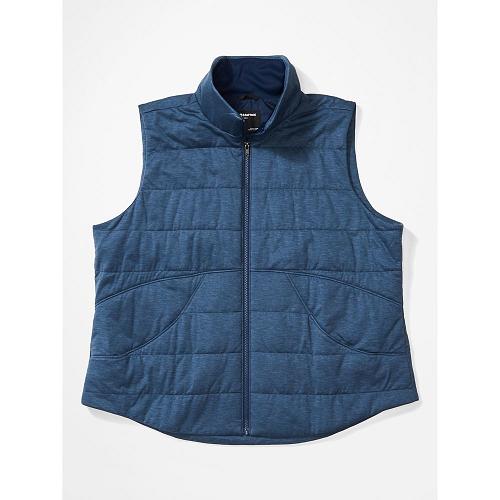 Marmot Visita Jackets - Womens Vest Navy CA5820364 Canada